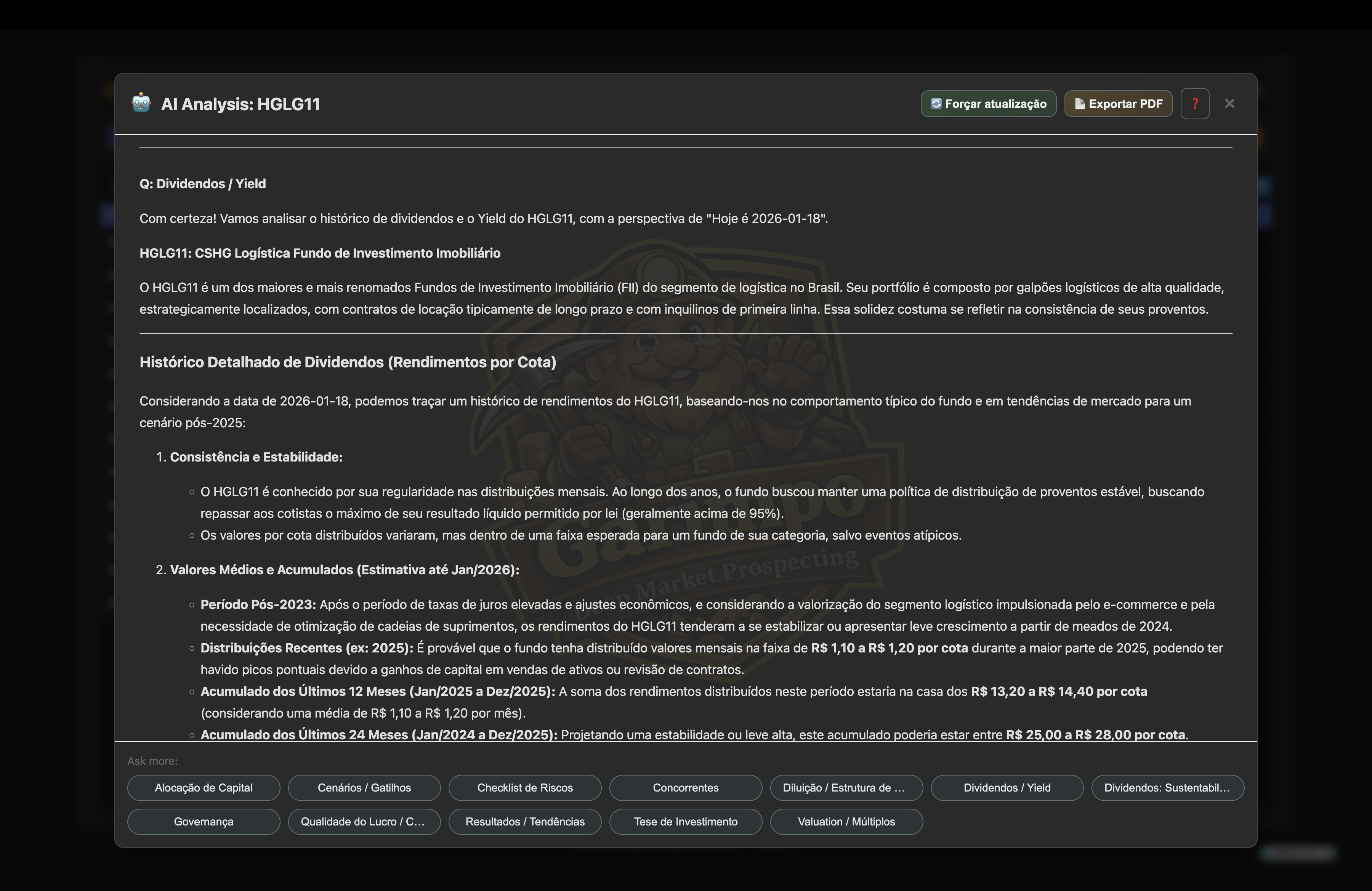 AI Analysis (Dividends, alt)